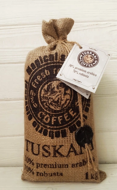 Кава в зернах TUSKANI 1кг 30/70 (Італія) - зображення 2