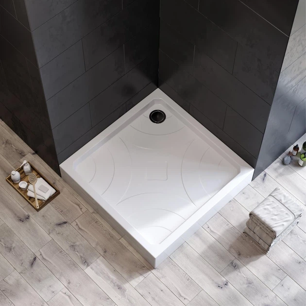 Душовий піддон Koller pool Grace акриловий 90x90 квадратний (98898) - зображення 4