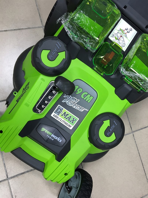 Газонокосарка акумуляторна Greenworks G40LM49DBK2 (з АКБ 2 Ah і ЗУ) (2500207VA) - зображення 8