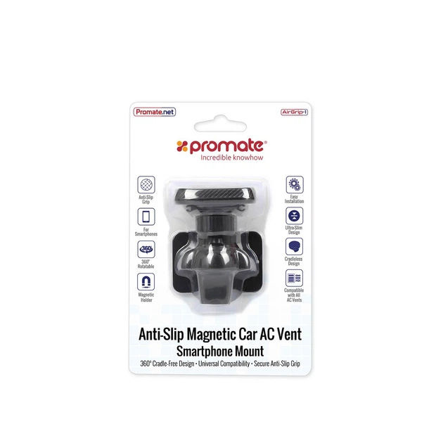 Автомобильный держатель Promate AirGrip-1 Blue - изображение 6