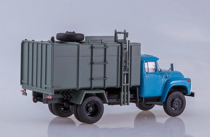 Модель ЛЕЛЕКА ЗІЛ-130 Сміттєвоз КО-413 масштаб 1:43 – іграшки з