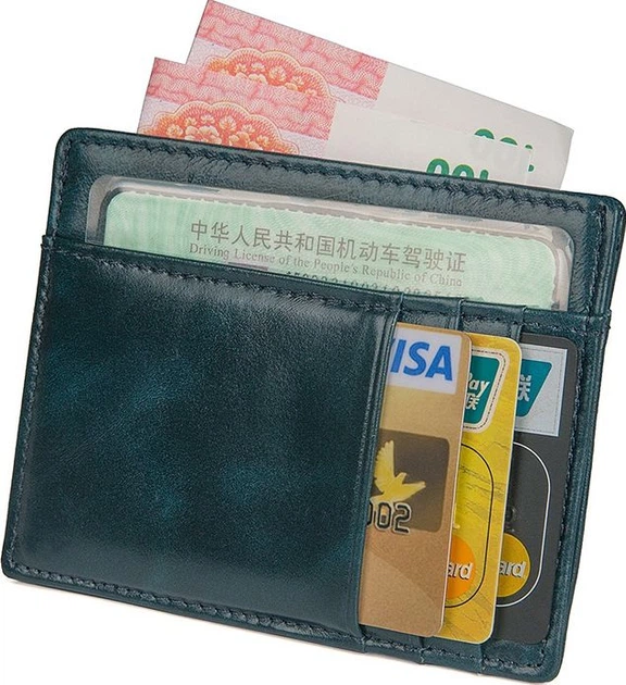 Кредитница Vintage 14501 Зеленая, Зеленый - зображення 7