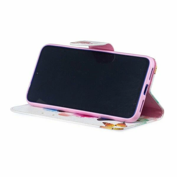 Чехол с рисунком Deexe Color Wallet для Xiaomi Redmi Note 7 / Redmi Note 7 Pro - Butterflies and Flowers - изображение 6