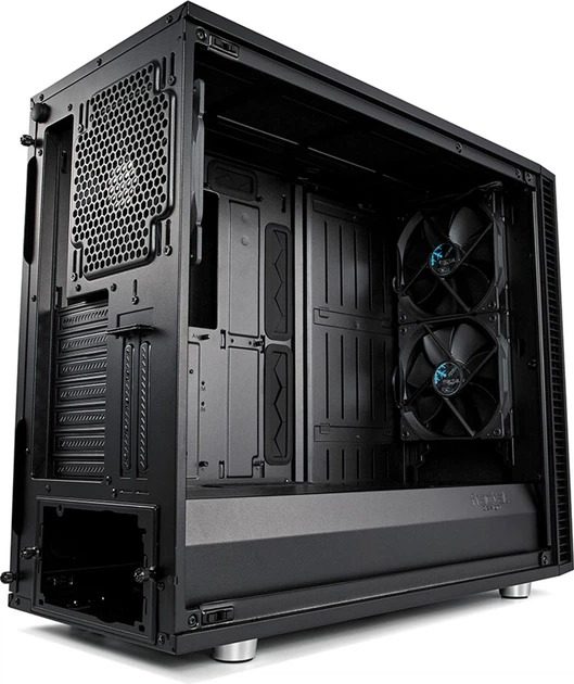 Корпус Fractal Design Define S2 Blackout із загартованим склом Black (FD-CA-DEF-S2-BKO-TGL) - Фото 11 Корпус Fractal Design Define S2 Blackout із загартованим склом Black (FD-CA-DEF-S2-BKO-TGL) - зображення 11