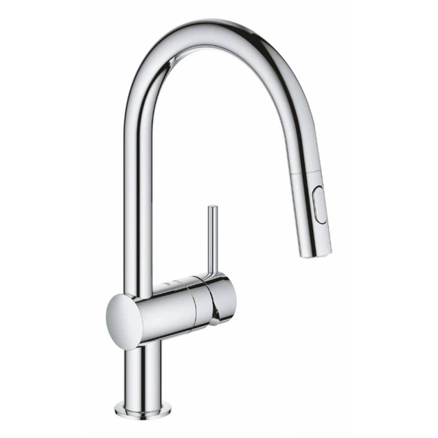 Змішувач для кухні з висувним виливом Grohe Minta 32321002 - зображення 4