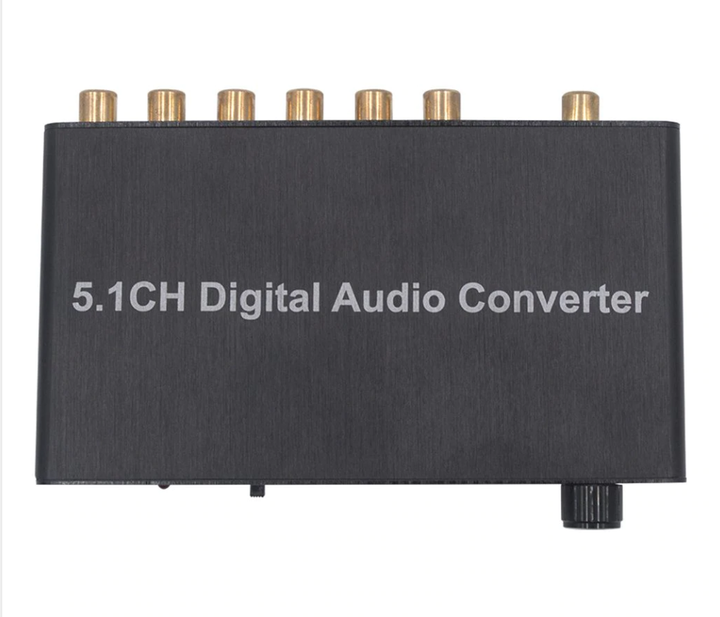 Оптический аудио конвертер звука с оптики S/PDIF в звук 5.1 (декодер AC3, DTS, Dolby Digital) - Фото 2 Оптический аудио конвертер звука с оптики S/PDIF в звук 5.1 (декодер AC3, DTS, Dolby Digital) - изображение 2
