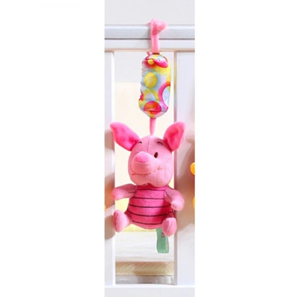 Погремушка подвесная Пятачок UKC Baby Play игрушка со звуковым колькольчиком 34х9 см Разноцветная (Disney-04) - Фото 2 Погремушка подвесная Пятачок UKC Baby Play игрушка со звуковым колькольчиком 34х9 см Разноцветная (Disney-04) - изображение 2