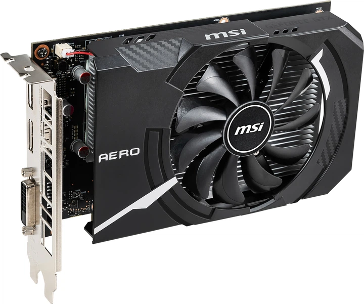 Видеокарта MSI PCI-Ex GeForce GTX 1650 Aero ITX 4G OC 4GB GDDR5