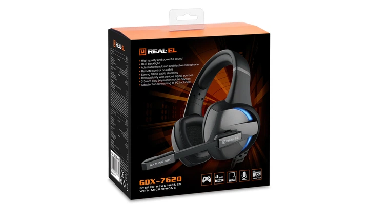 Гарнитура REAL-EL GDX-7620 Black UAH - изображение 9
