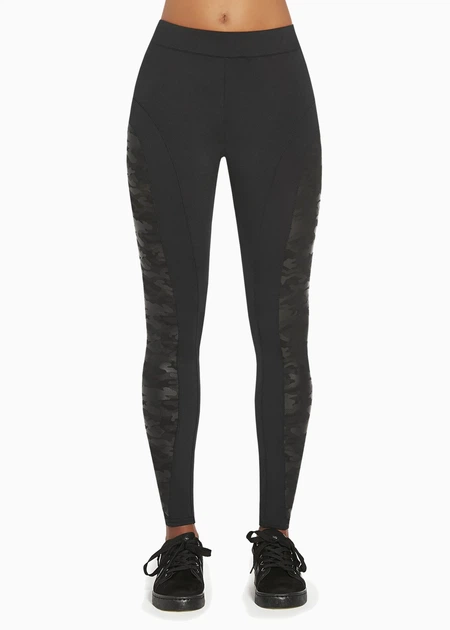 Женские спортивные леггинсы Bas Bleu Combat L Черный (bb0075) - изображение 2