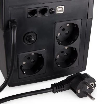Устройство бесперебойного питания Vinga LCD 1200VA plastic case with USB (VPC-1200PU) - изображение 10