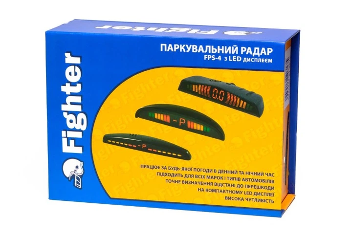 Парковочный радар Fighter FPS-4A Black - изображение 5