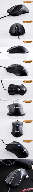 Ігрова миша A-Jazz Desert Eagle, USB, 2400dpi оптична, LED підсвічування - зображення 4