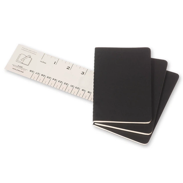 Блокнот Moleskine Cahier Черный карманный 64 страницы в линию 9х14 см (9788883704895) - Фото 3 Блокнот Moleskine Cahier Черный карманный 64 страницы в линию 9х14 см (9788883704895) - изображение 3