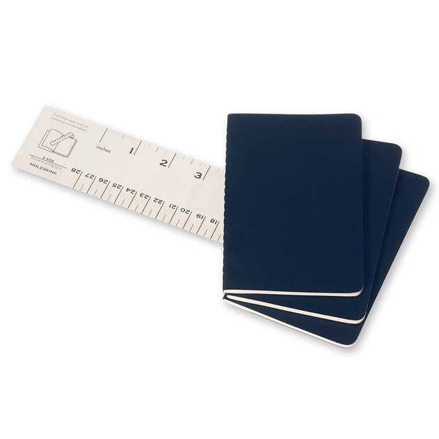 Блокнот Moleskine Cahier Синій кишеньковий 64 сторінки в лінію 9х14 см (9788862930987) - Фото 3 Блокнот Moleskine Cahier Синій кишеньковий 64 сторінки в лінію 9х14 см (9788862930987) - зображення 3