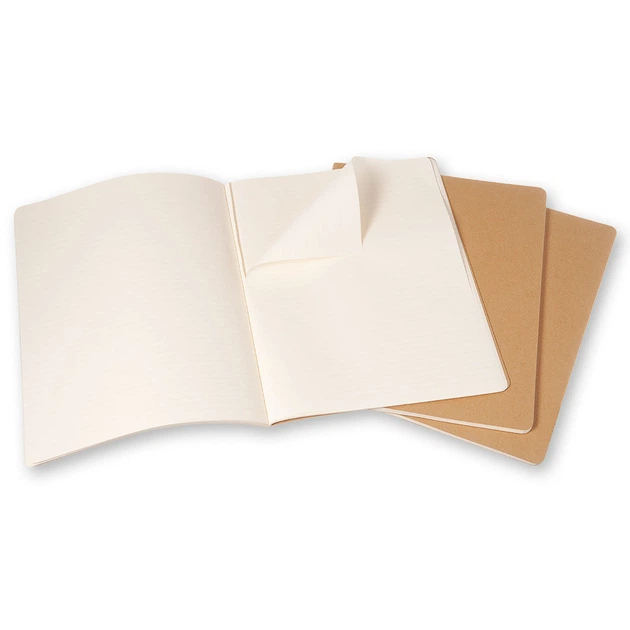 Блокнот Moleskine Cahier Бежевий XXL 120 сторінок в лінію (21х30 см) (8055002851473) - Фото 2 Блокнот Moleskine Cahier Бежевий XXL 120 сторінок в лінію (21х30 см) (8055002851473) - зображення 2