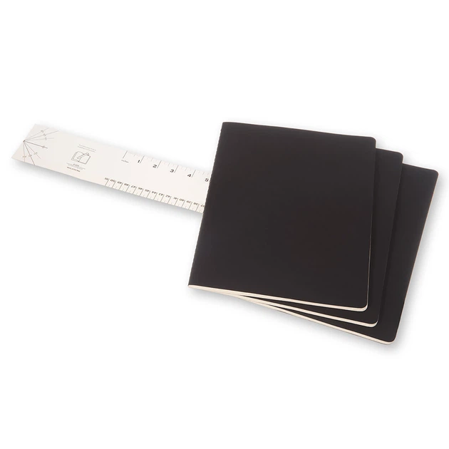Блокнот Moleskine Cahier Черный XXL 120 страниц в линию (21х30 см) (8055002851442) - Фото 3 Блокнот Moleskine Cahier Черный XXL 120 страниц в линию (21х30 см) (8055002851442) - изображение 3
