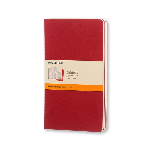 Блокнот Moleskine Cahier Бордовый средний 80 страниц в линию 13х21 см (9788862931014) - Фото 1 Блокнот Moleskine Cahier Бордовый средний 80 страниц в линию 13х21 см (9788862931014) - изображение 1