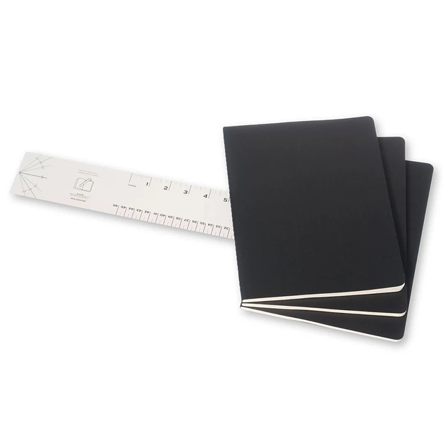 Блокнот Moleskine Cahier Черный большой 120 страниц в линию 19х25 см (9788883705014) - Фото 3 Блокнот Moleskine Cahier Черный большой 120 страниц в линию 19х25 см (9788883705014) - изображение 3