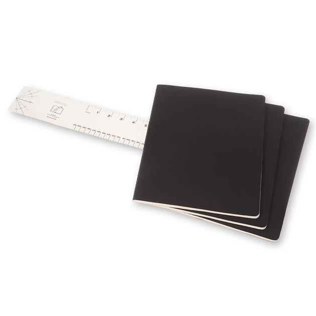 Блокнот Moleskine Cahier Чорний XXL 120 сторінок нелінований (21х30 см) (8055002851466) - зображення 3