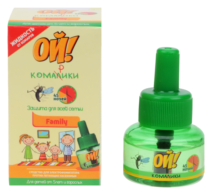 Рідина проти комарів Ой! Комарики Family 30 мл (4820212940095) – купити ...