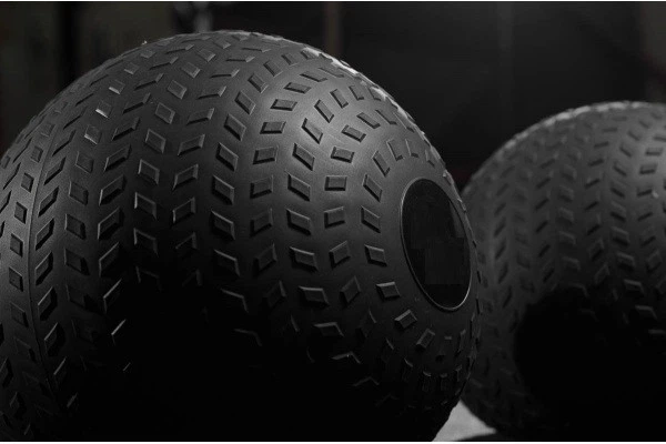 Тренировочный мяч для кроссфита и фитнеса SlamBall Power System PS-4117 15 кг рифленый черный - Фото 4 Тренировочный мяч для кроссфита и фитнеса SlamBall Power System PS-4117 15 кг рифленый черный - изображение 4