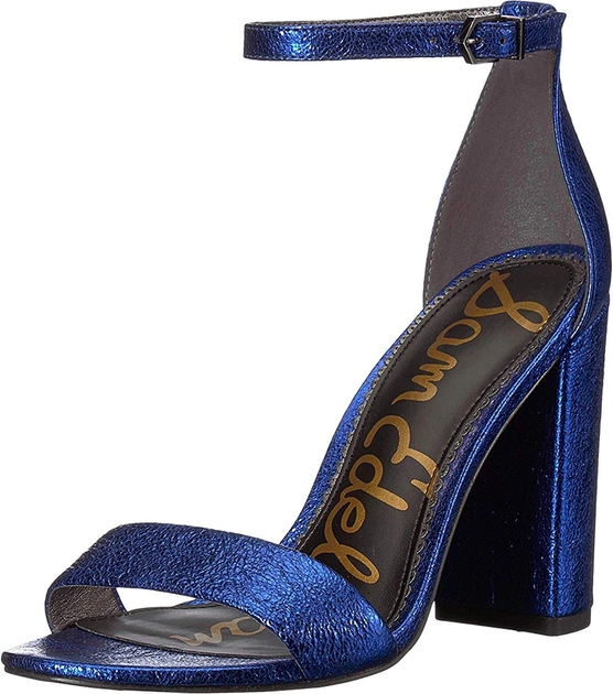 Босоножки Sam Edelman Yaro Ankle Strap Sandal Heel Blue, 40.5 (275 мм ...