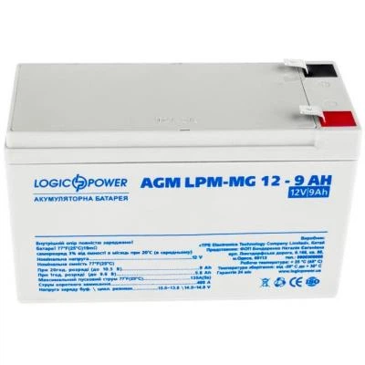 Батарея до ДБЖ LogicPower LPM MG 12В 9Ач (6555) - зображення 2
