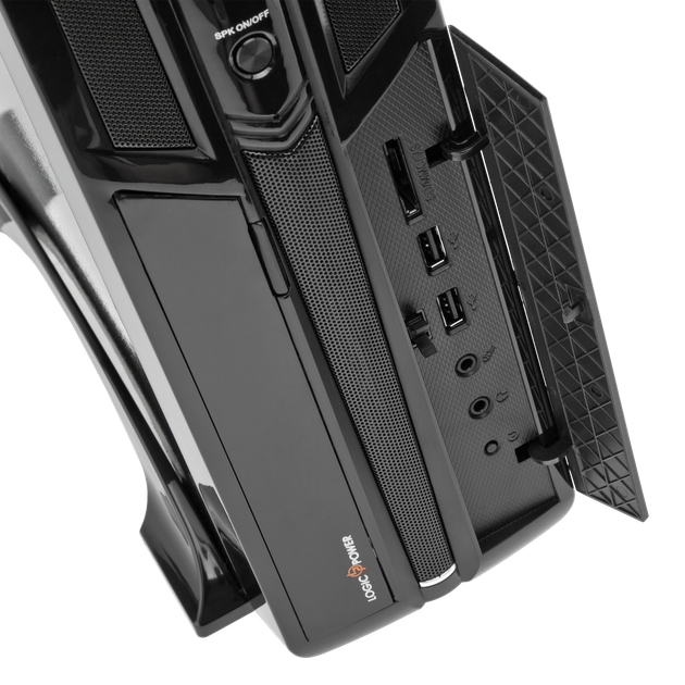 Корпус Slim LP S603 BK Встроенная акустика + Блок питания MATX 400W 8см - Фото 4 Корпус Slim LP S603 BK Встроенная акустика + Блок питания MATX 400W 8см - изображение 4