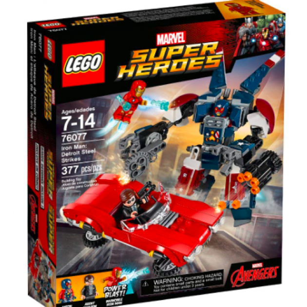 Lego iron man detroit sales steel strikes