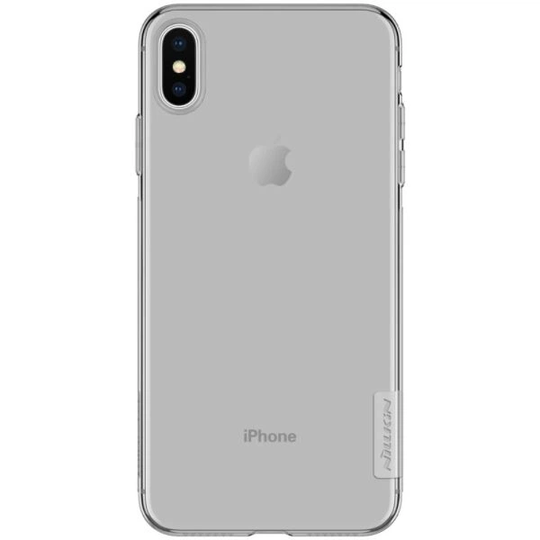 Силиконовый (TPU) чехол NILLKIN Nature для Apple iPhone XS Max - Grey - изображение 2