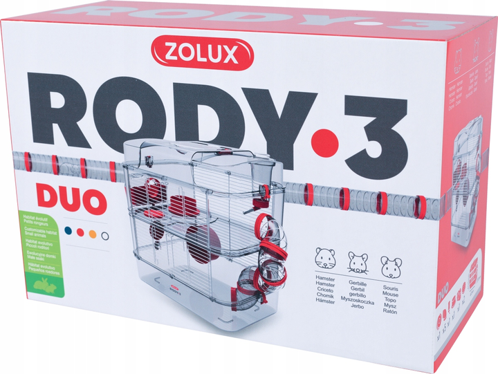 Клетка для хомяка и мелких грызунов ZOLUX DUO RODY 3 с домиком и ...