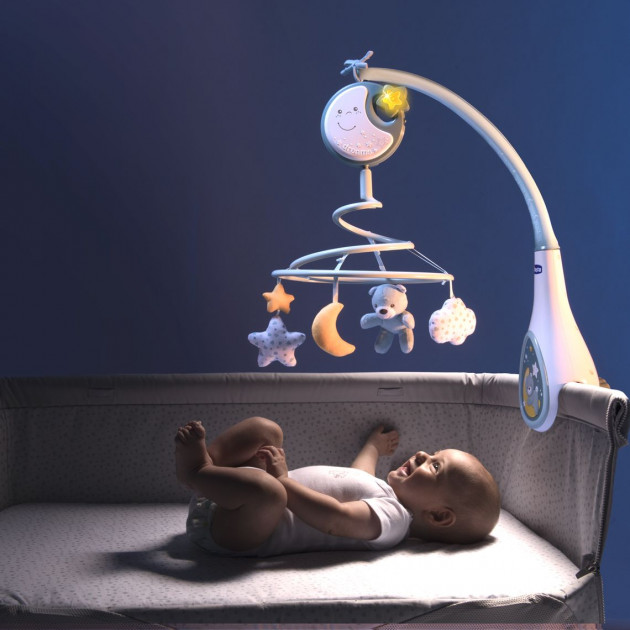 Игрушка на кроватку мобиль Chicco "Next2Dreams" Голубая (07627.20 ...