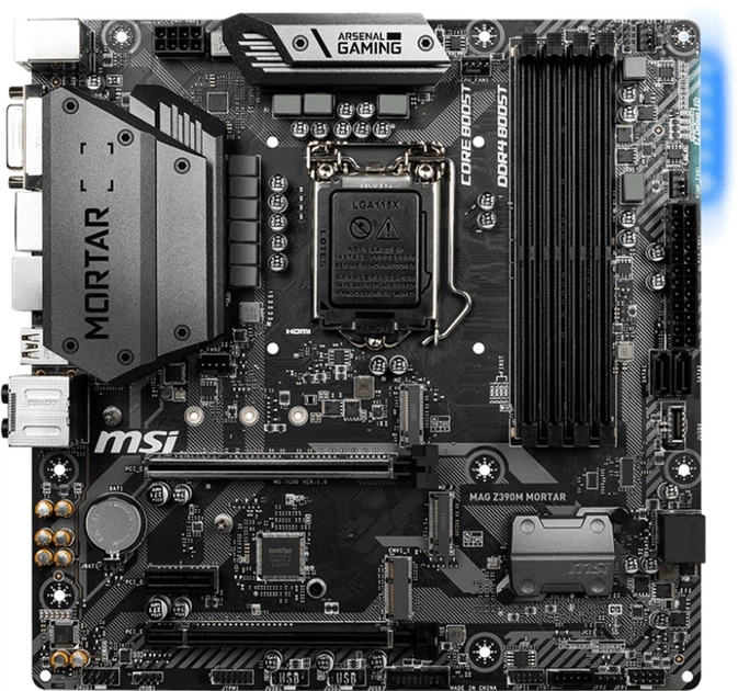Материнська плата MSI MAG Z390M Mortar (s1151, Intel Z390, PCI