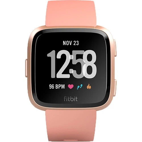 Смарт часы Fitbit Versa Fitness Watch Small/Large Peach/Rose Gold Aluminum (FB504RGPK) - изображение 2