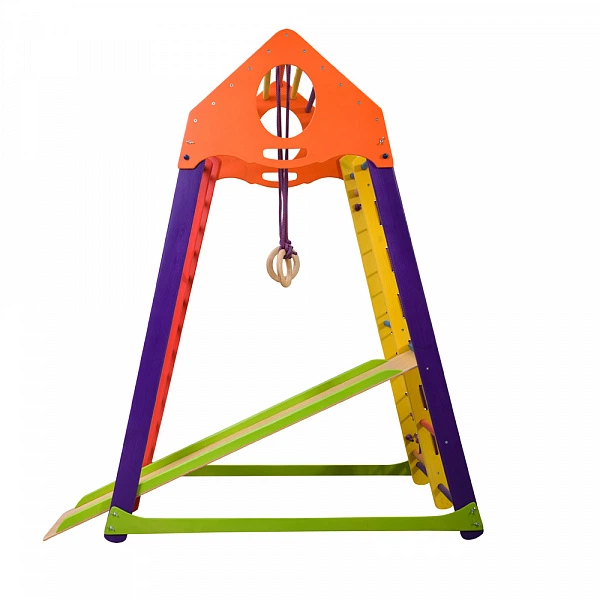 Детский спортивный игровой комплекс Baby Sport SB BambinoWood Дерево 132х85х170 см (Color) - изображение 6