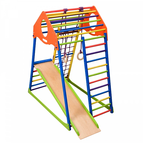 Дитячий ігровий комплекс Baby Sport SB KindWood Дерево 132х85х150 см (Color) - зображення 4