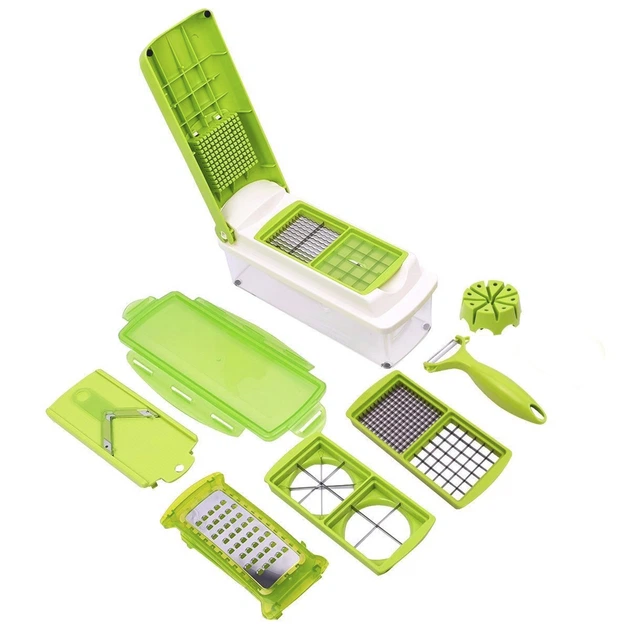 Овочерізка ручна терка шатківниця Nicer Dicer Ultra Green (D-2019090283) - Фото 3 Овочерізка ручна терка шатківниця Nicer Dicer Ultra Green (D-2019090283) - зображення 3