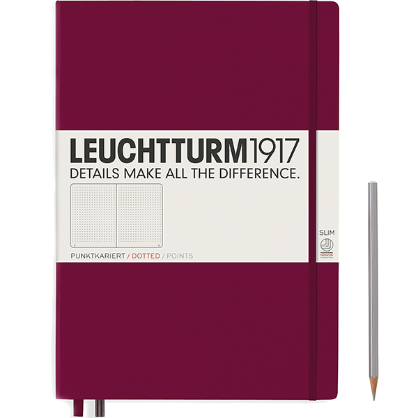 Блокнот Leuchtturm1917 MasterSlim Винний Крапка (359787) - Фото 1 Блокнот Leuchtturm1917 MasterSlim Винний Крапка (359787) - зображення 1