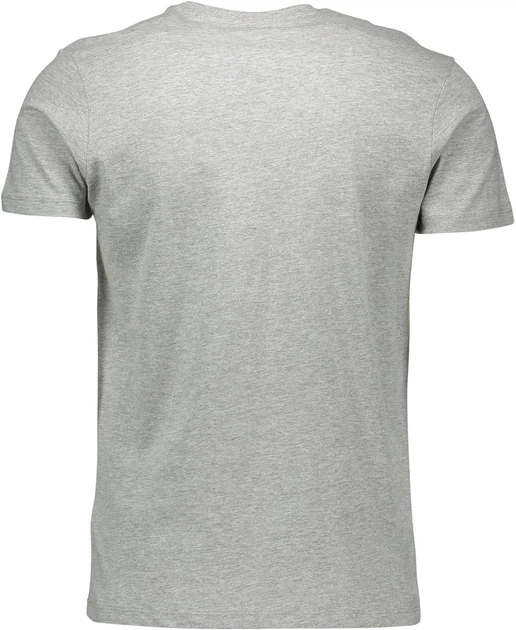 Футболка хлопковая длинная мужская Piazza Italia 169231655 XL Grey