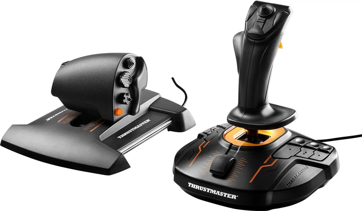 Joystick Thrustmaster T.16000M FCS Hotas czarno-pomarańczowy (2960778) - obraz 2
