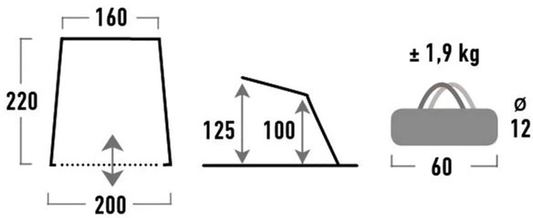 Namiot High Peak Cordoba 80 10137 (4001690101370) - obraz 3