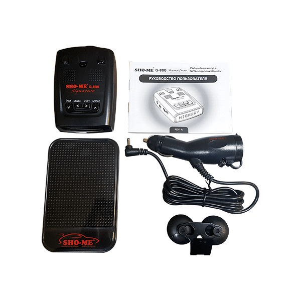 Радар-детектор Sho-Me G-800 Signature - изображение 3