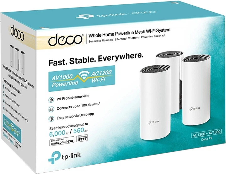 Router TP-LINK Deco P9 (3 szt.) - obraz 2