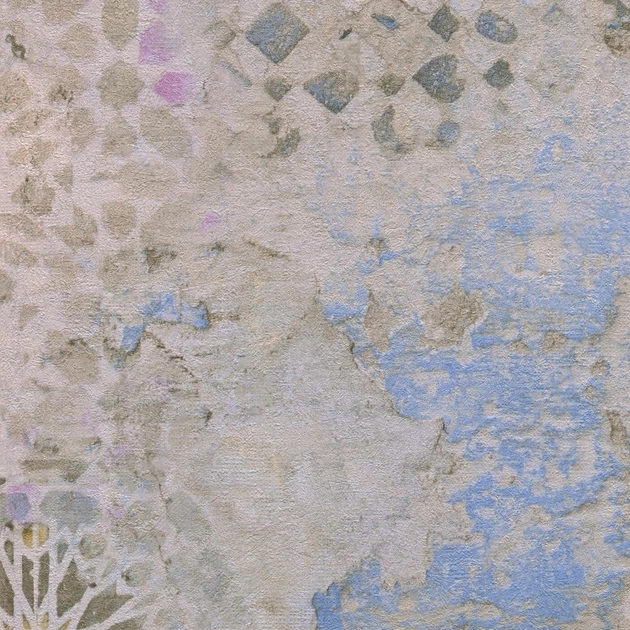 Шпалери AS Creation Metropolitan 2 37858-1 Барселона бежево-блакитна 0.53 х 10.05 м - зображення 3