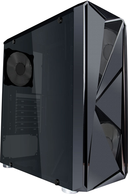 Корпус 1stPlayer F4-3B1 Black - зображення 1