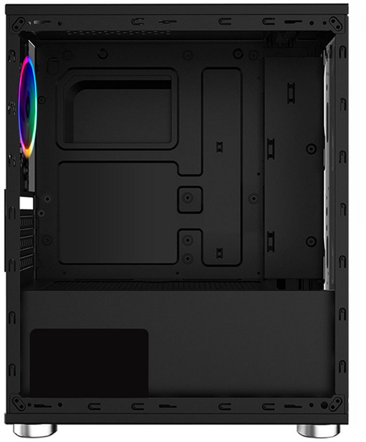 Корпус 1stPlayer R2-1R1 Color LED Black - зображення 3