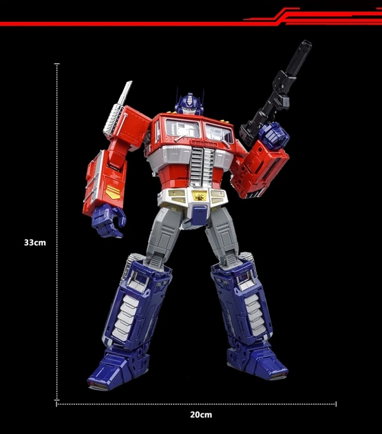 Классический трансформер Оптимус Прайм 32 см, набор аксессуаров - Optimus Prime,Masterpiece, WeiJiang - 143302 - изображение 2