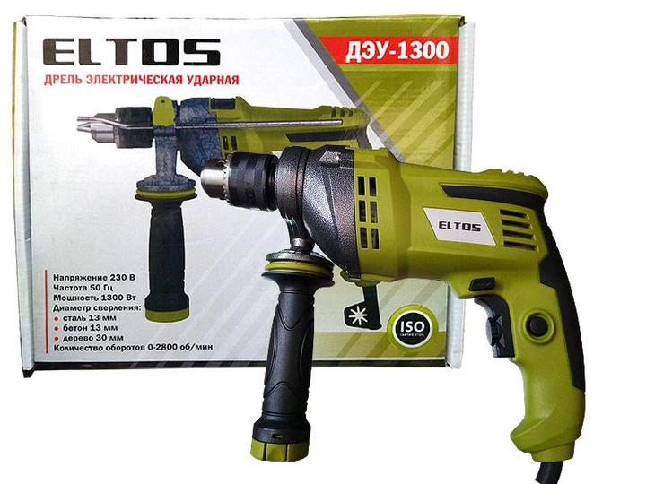 Дрель электрическая Eltos ДЭУ-1300 - изображение 3