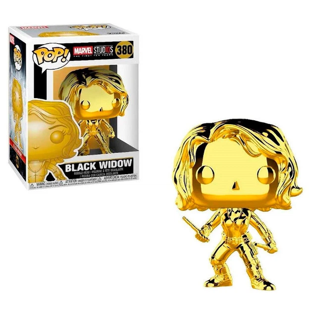 Фигурка Funko Pop Чёрная Вдова (золотой хром) Black Widow